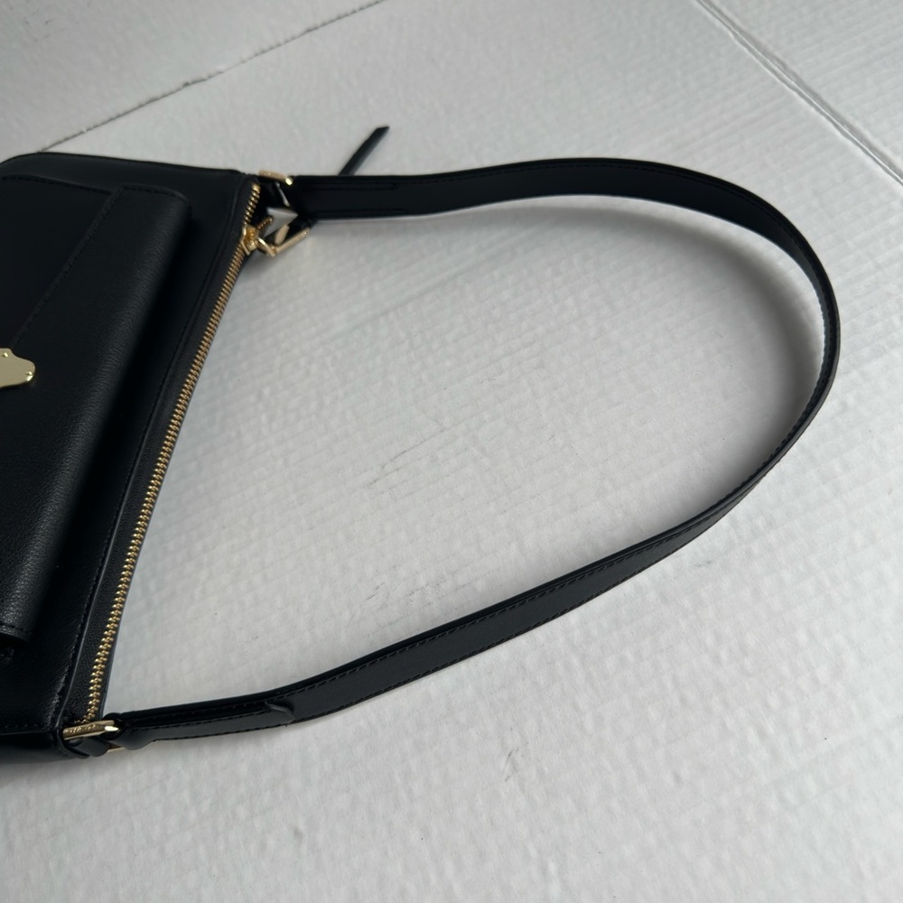 Calvin klein || Woman’s hobo purse black leather bag - Picture 14 of 16